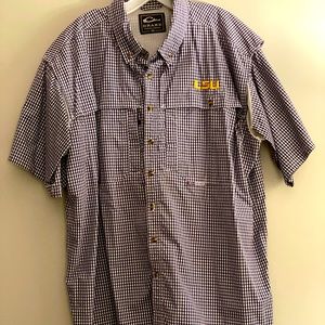 Drake LSU button down shirt. Size XL